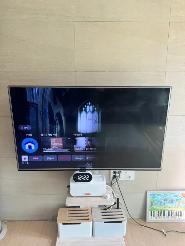 백라이트 불량/가격조정가능)LG LED TV 55인치 15만원팝니다